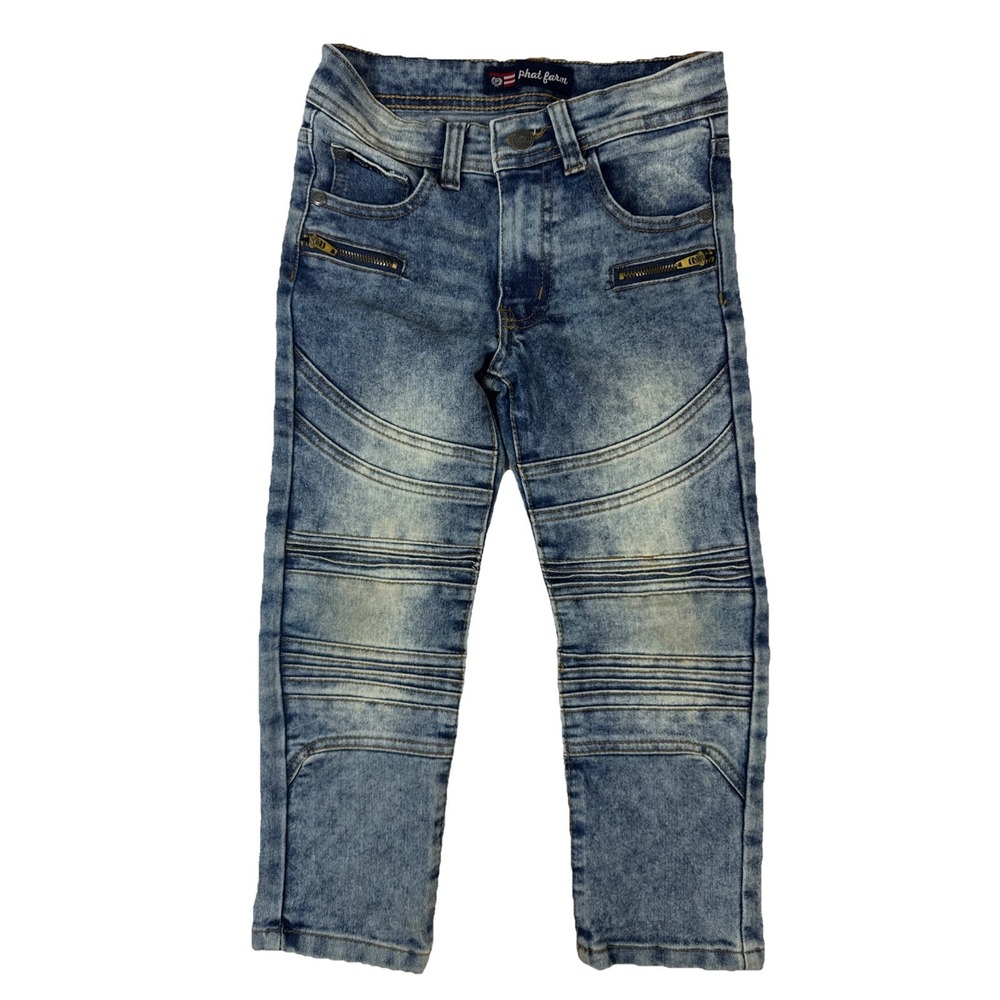 Phat Farm Boys Stretch Jeans, Vintage Wash, Y2K Denim,‎ Size 5